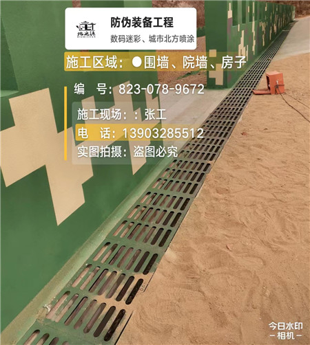 珠海 例如在抖音上有“迷彩墙，外围墙面挡 - 星空数码迷彩漆施工队