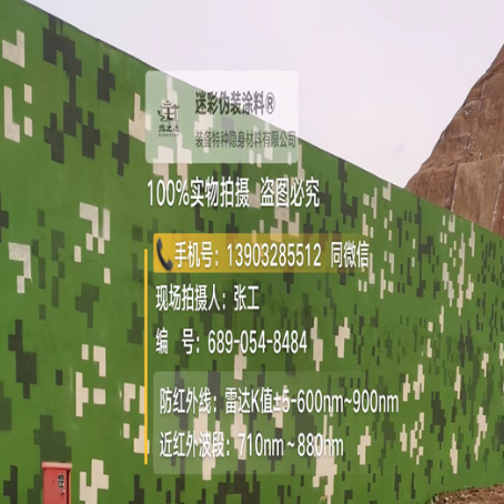 珠海专业承接园区围墙迷彩喷涂、